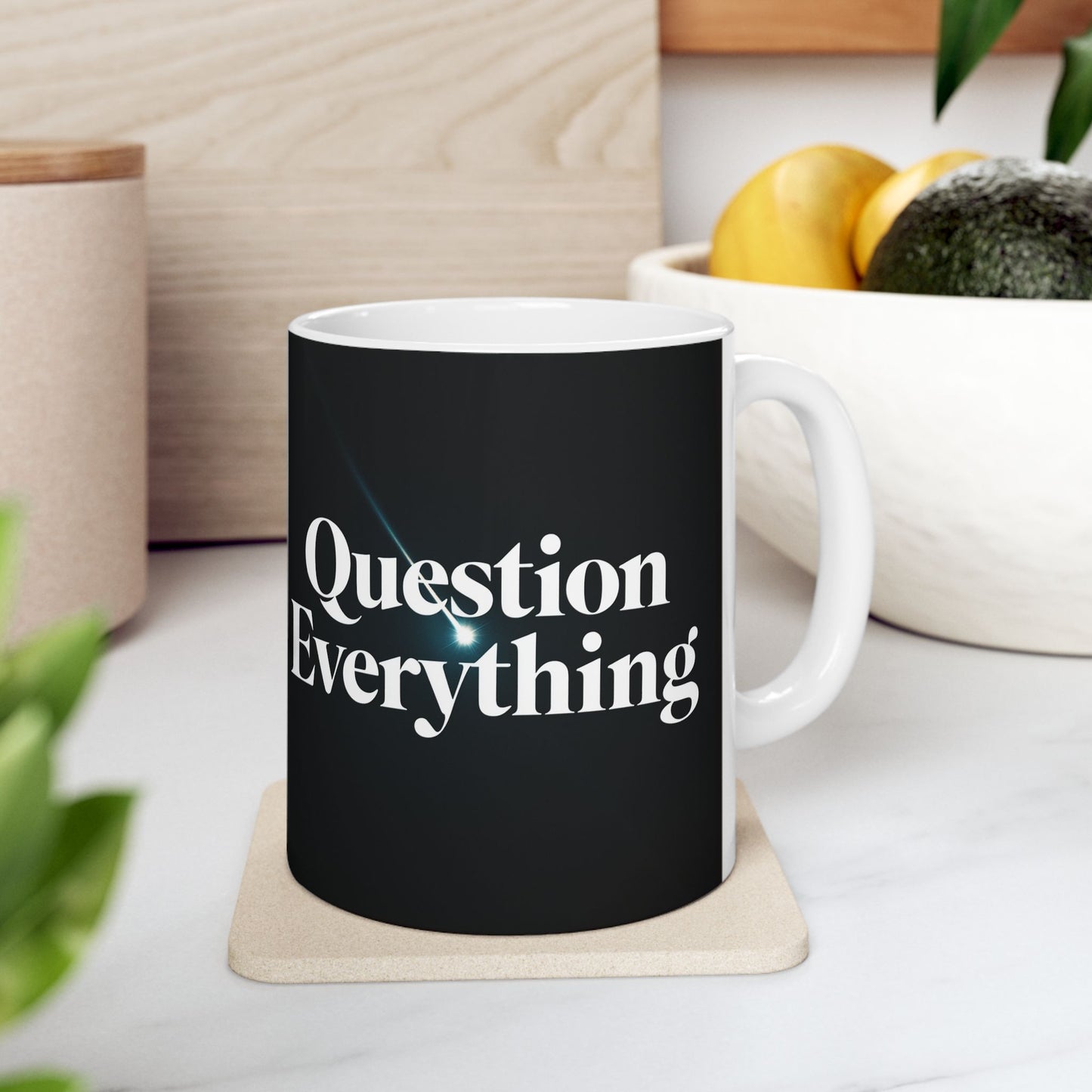 Question Everything | Shooting Star Mug | EchoVoid 11oz
