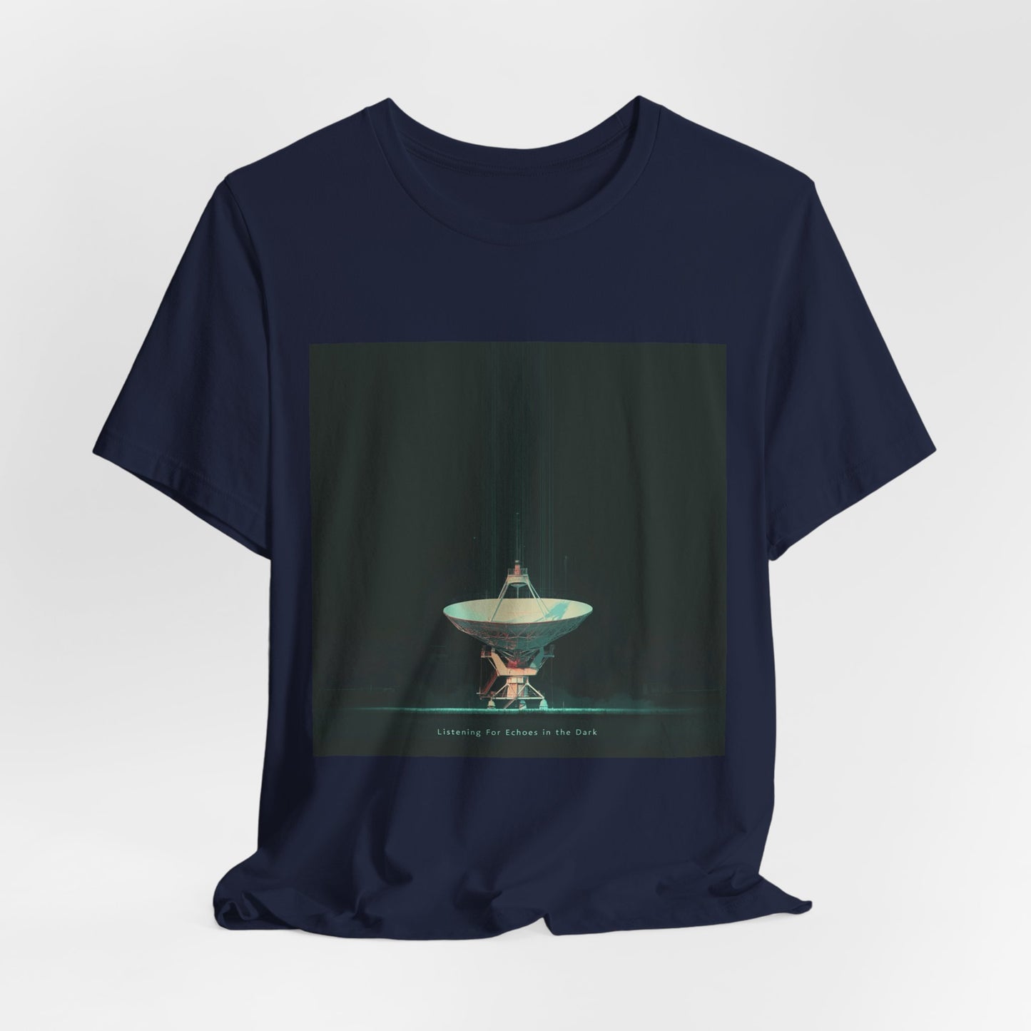 Echoes in the Dark | Radio Telescope T-Shirt | EchoVoid