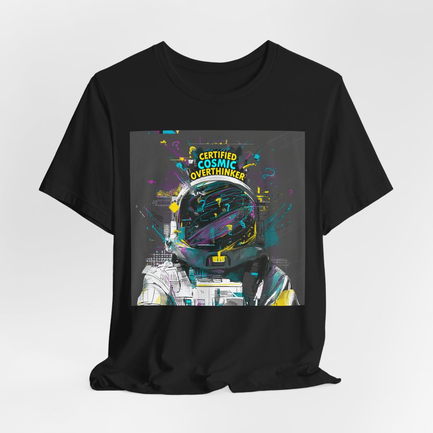 Certified Cosmic Overthinker | Astronaut Helmet T-Shirt | EchoVoid