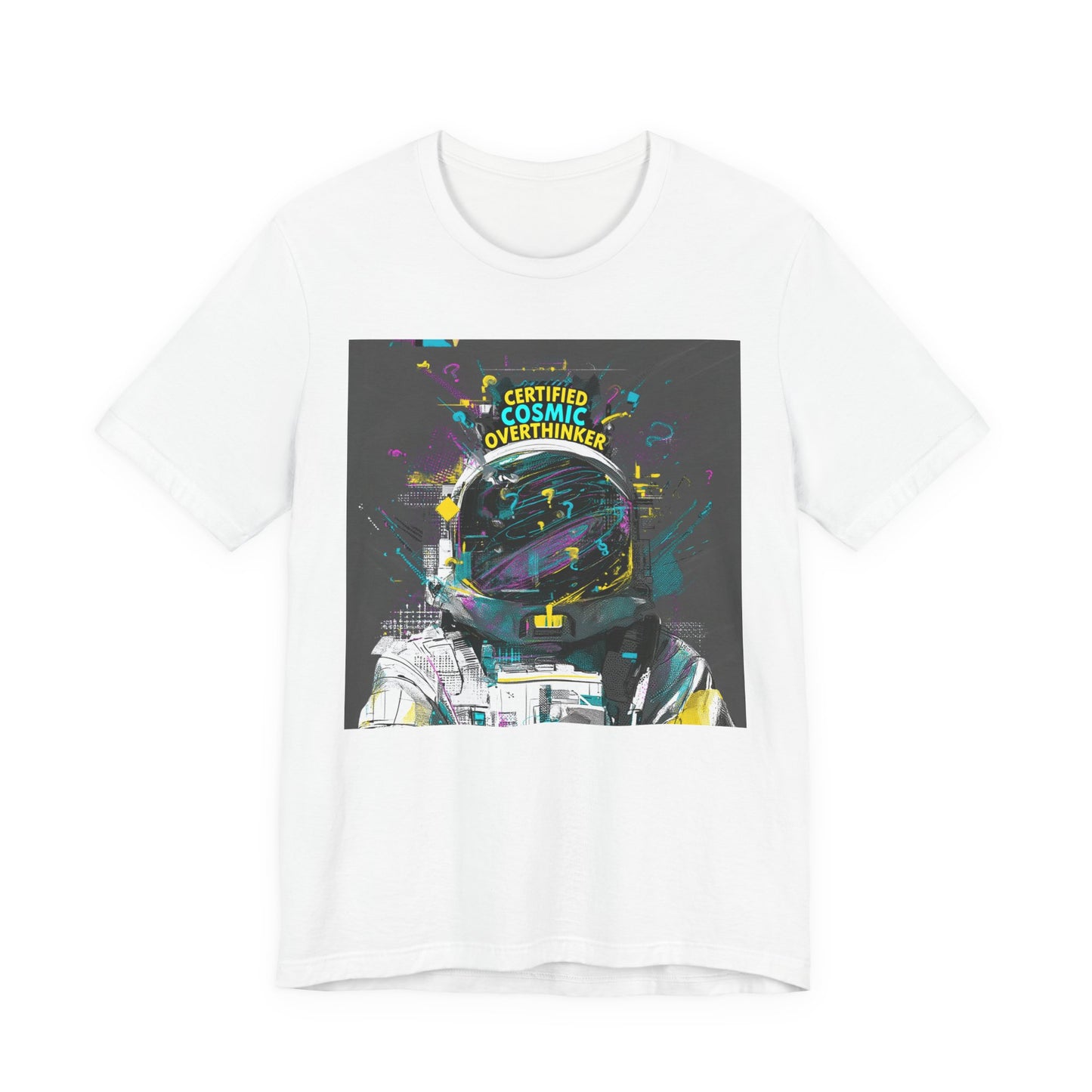 Certified Cosmic Overthinker | Astronaut Helmet T-Shirt | EchoVoid