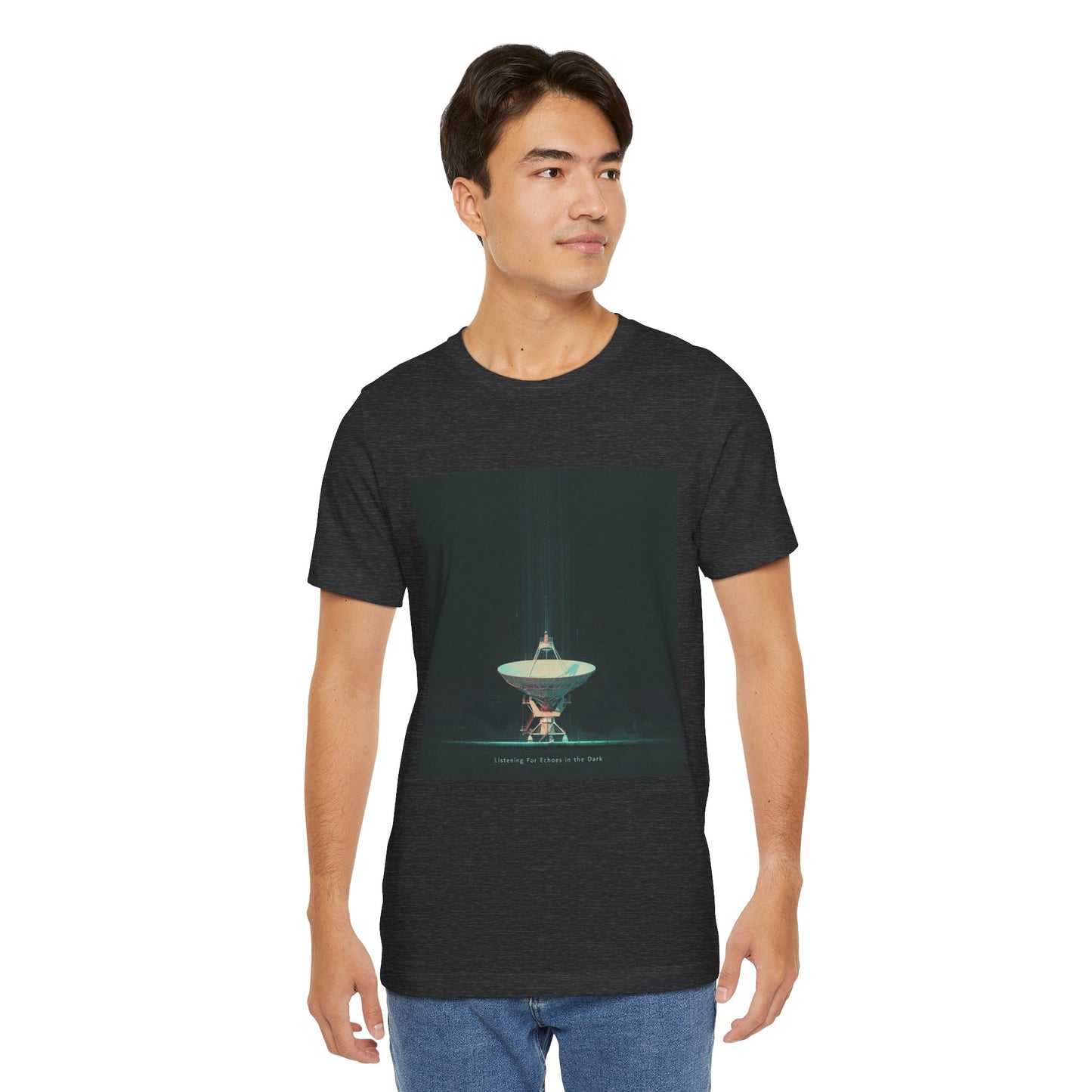 Echoes in the Dark | Radio Telescope T-Shirt | EchoVoid