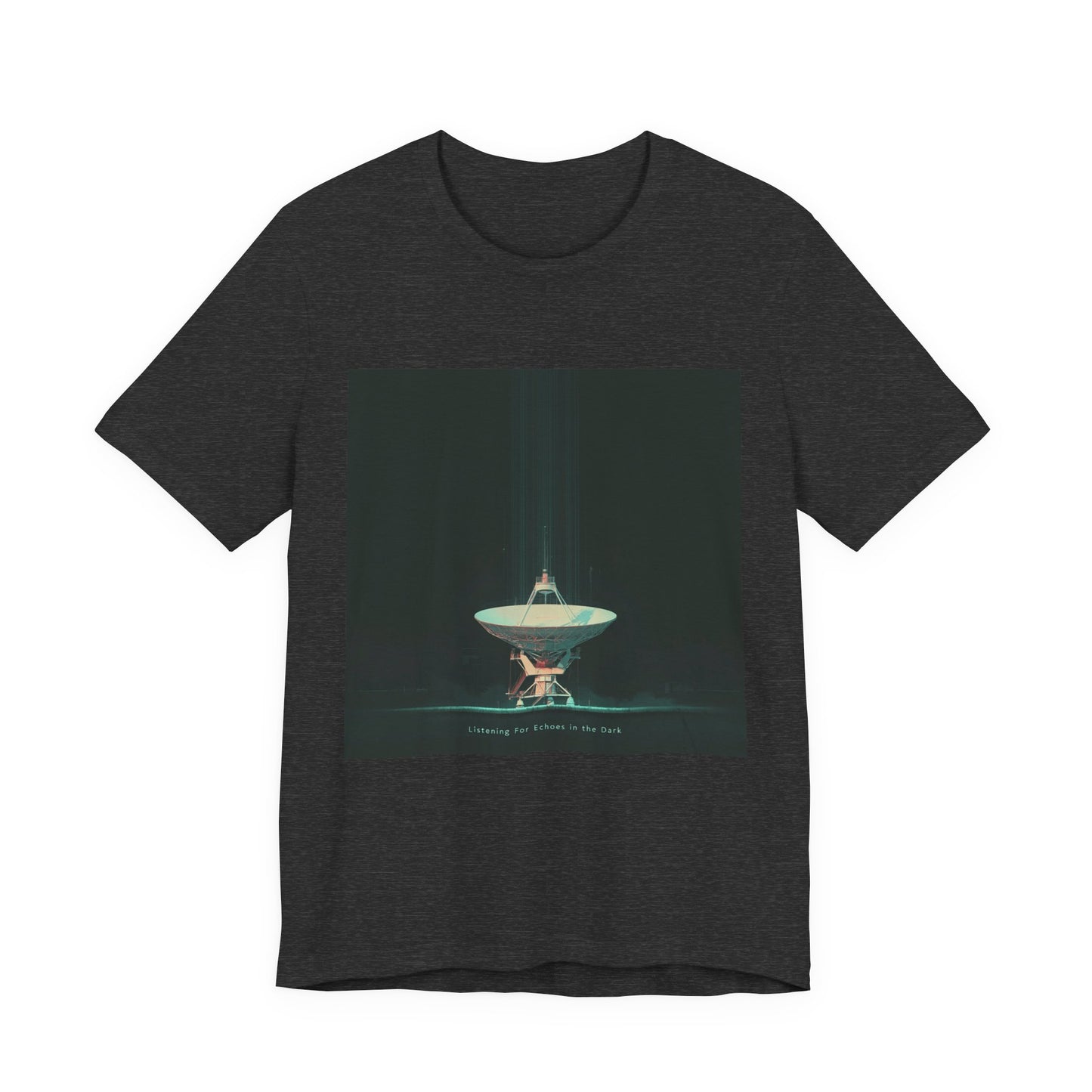 Echoes in the Dark | Radio Telescope T-Shirt | EchoVoid