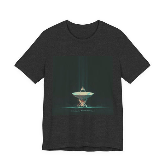 Echoes in the Dark | Radio Telescope T-Shirt | EchoVoid