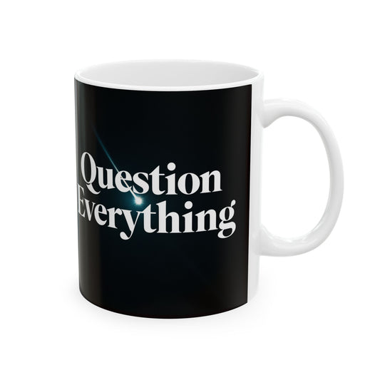 Question Everything | Shooting Star Mug | EchoVoid 11oz