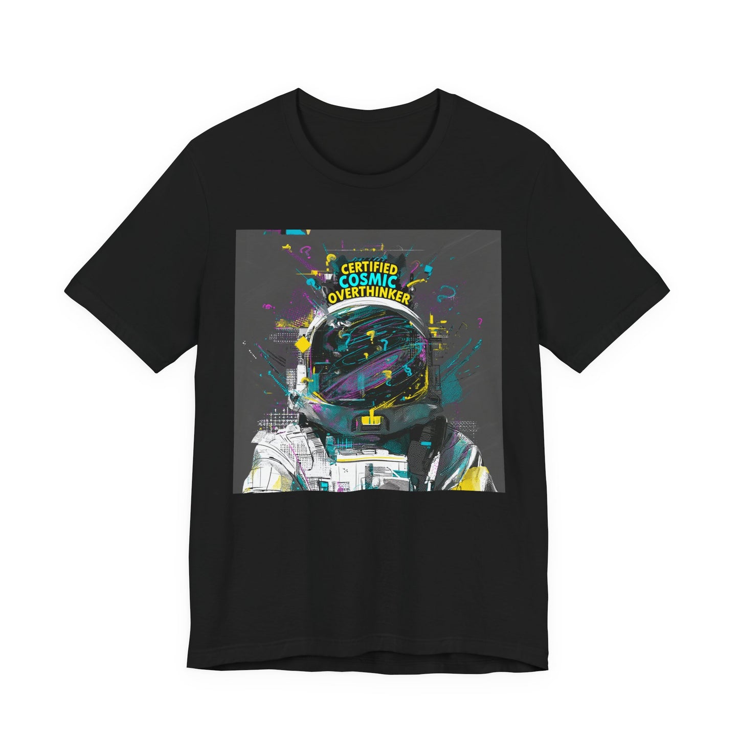Certified Cosmic Overthinker | Astronaut Helmet T-Shirt | EchoVoid