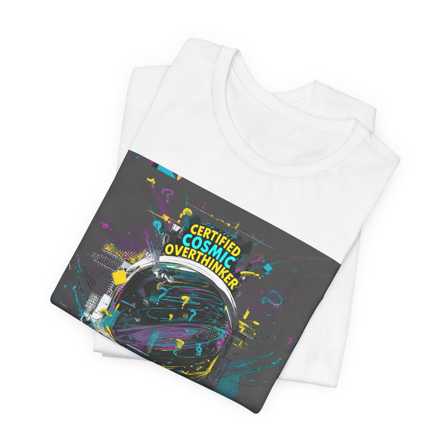 Certified Cosmic Overthinker | Astronaut Helmet T-Shirt | EchoVoid