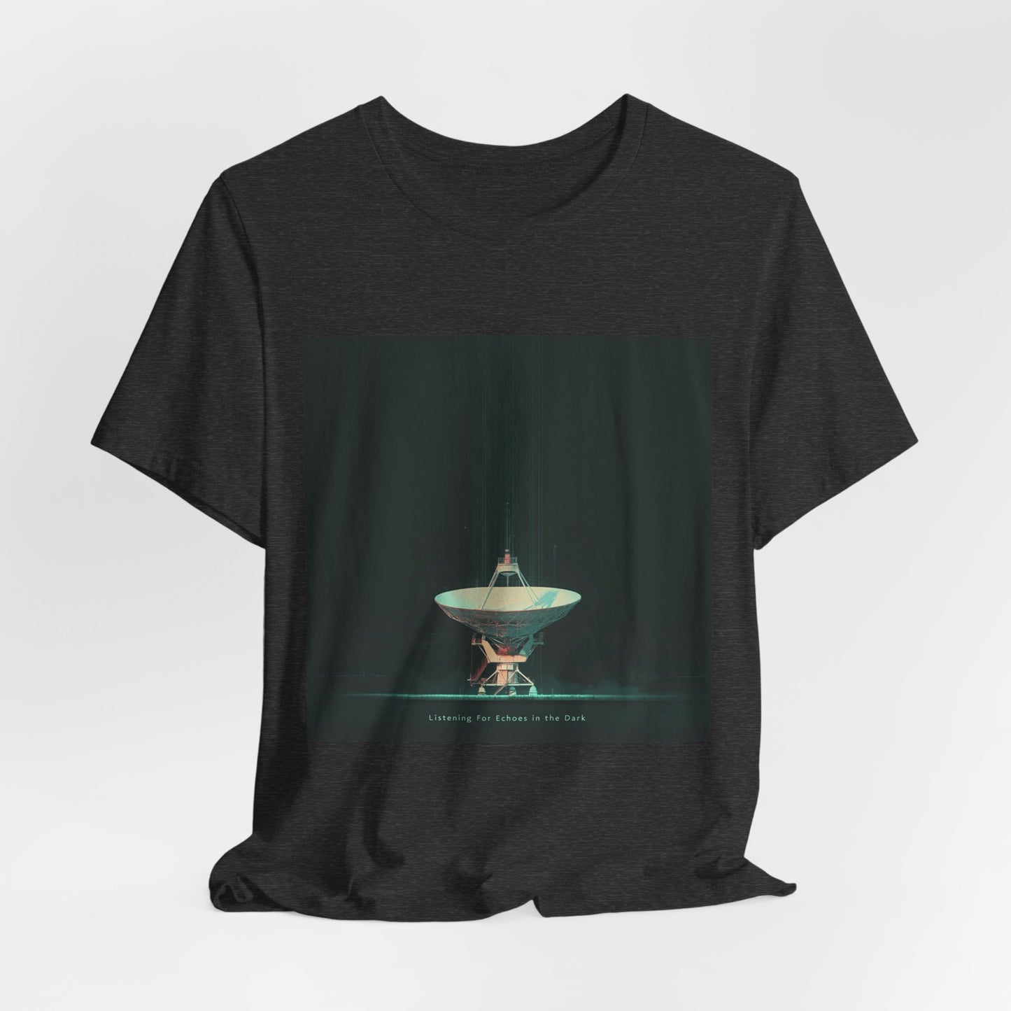 Echoes in the Dark | Radio Telescope T-Shirt | EchoVoid
