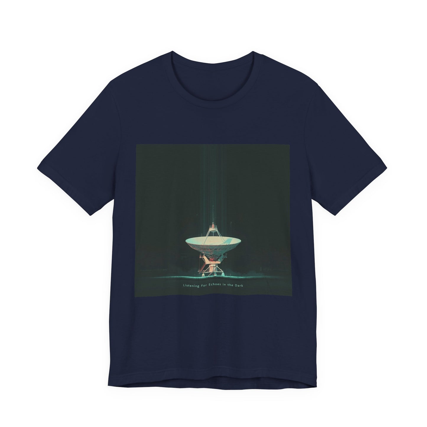 Echoes in the Dark | Radio Telescope T-Shirt | EchoVoid