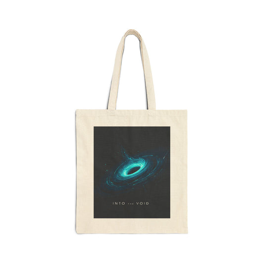 Into the Void | Cosmic Black Hole Tote Bag | EchoVoid