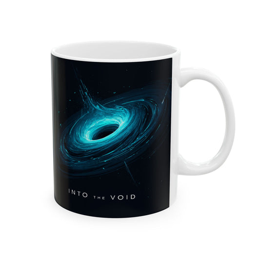 Into the Void | Cosmic Black Hole Mug | EchoVoid 11oz