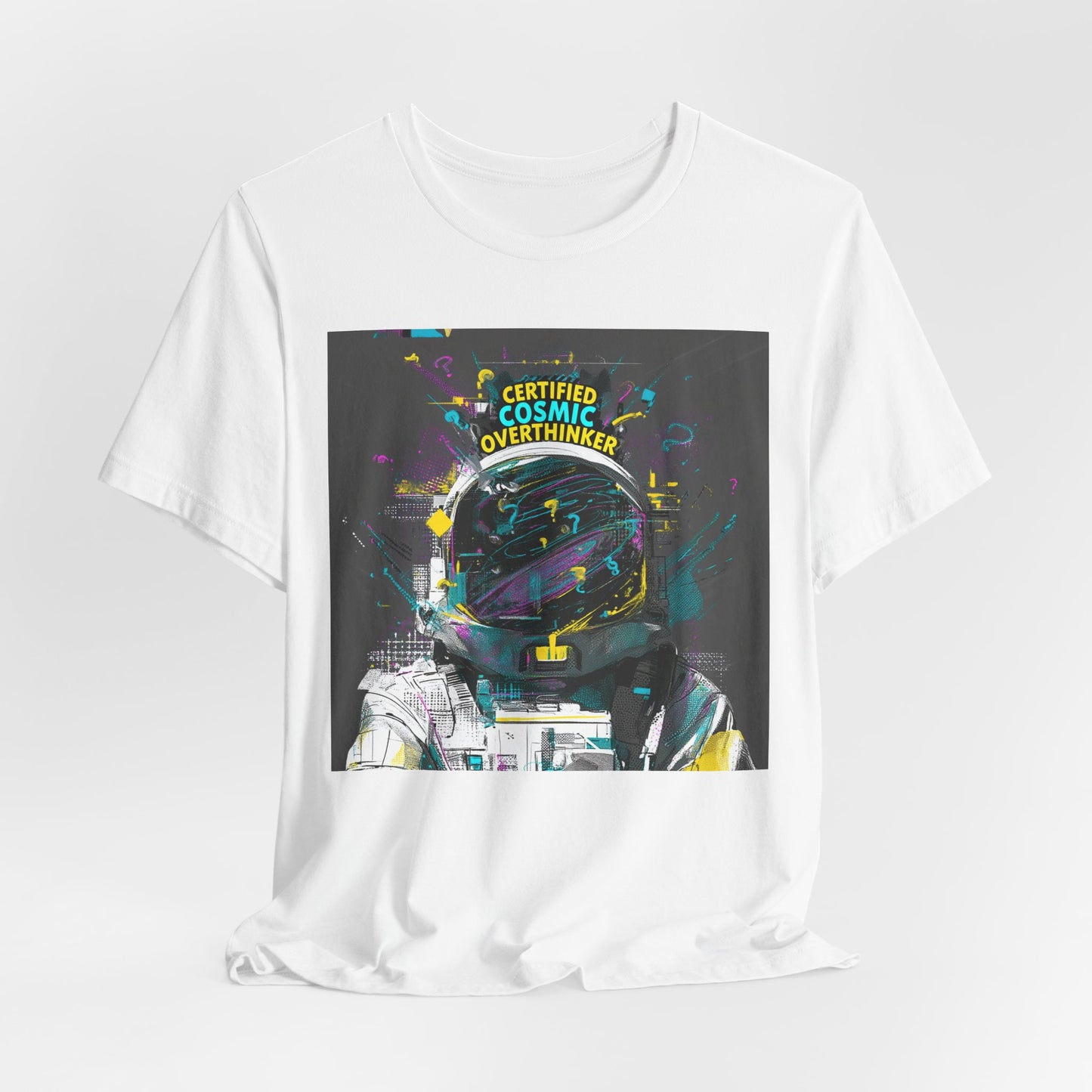 Certified Cosmic Overthinker | Astronaut Helmet T-Shirt | EchoVoid