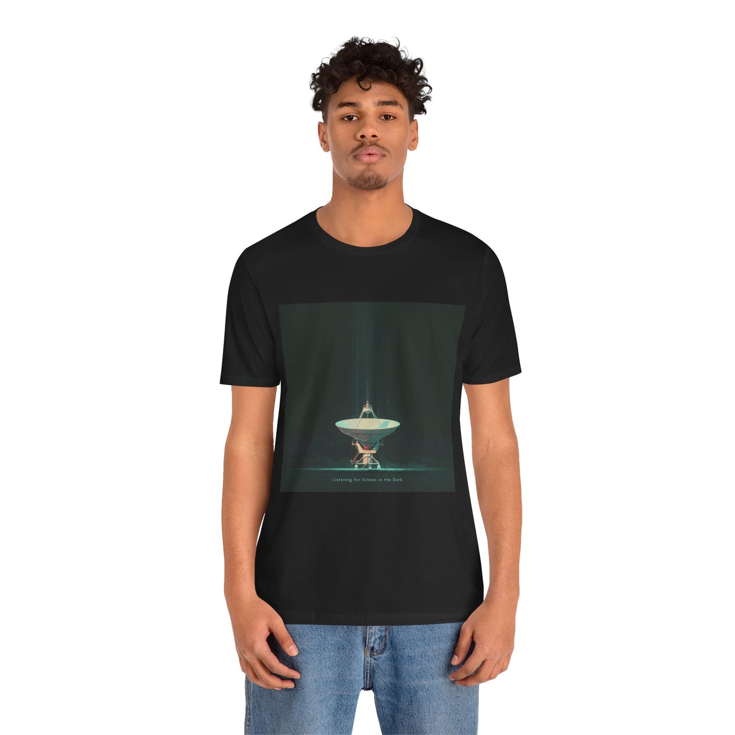 Echoes in the Dark | Radio Telescope T-Shirt | EchoVoid