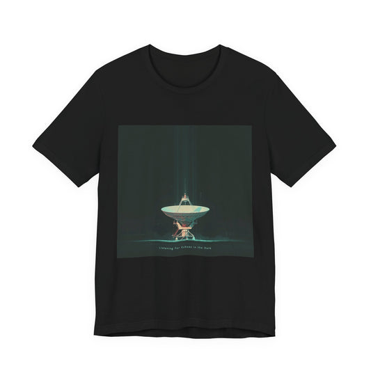 Echoes in the Dark | Radio Telescope T-Shirt | EchoVoid