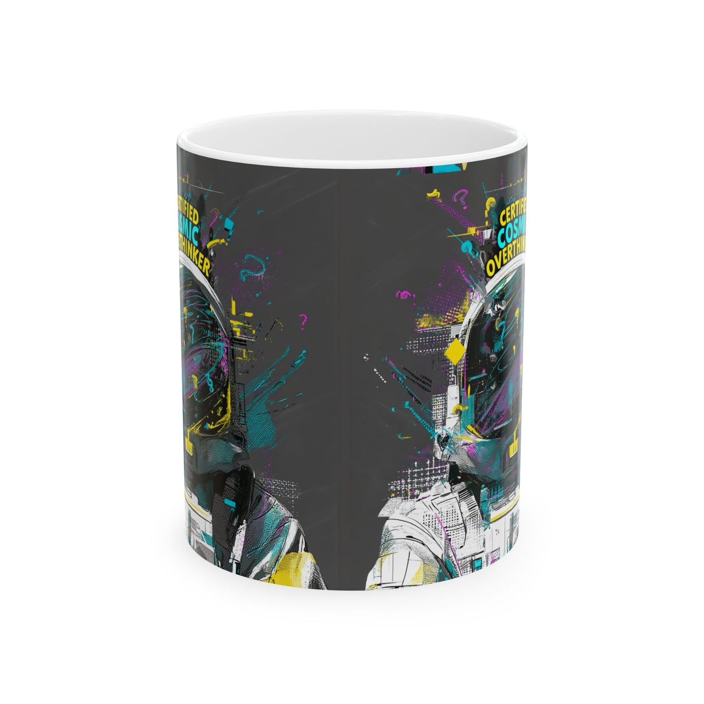 Certified Cosmic Overthinker | Funny Astronaut Mug | EchoVoid 11oz